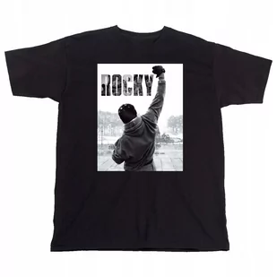 Koszulka Rocky Balboa Stallone Xxl 2057 Czarna New - Koszulki męskie - miniaturka - grafika 1
