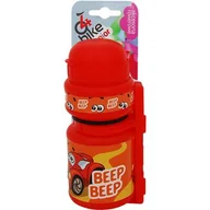 Shakery i bidony sportowe - Bidon rowerowy dziecięcy czerwony + koszyk 250 ml 4bike junior - miniaturka - grafika 1