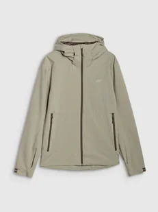 4F Kurtka przejściowa membrana 5000 męska - oliwkowa/khaki M - Kurtki i kamizelki sportowe męskie - miniaturka - grafika 1