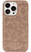 Etui i futerały do telefonów - Incipio Kate Spade New York Wrap etui ochronne do iPhone 13 Pro Leopard Flocked Light Fawn IEOKS13PLFLF - miniaturka - grafika 1