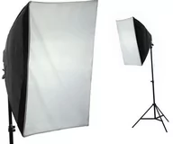 Inne akcesoria studyjne - IShoot Zestaw studyjny  Zestaw Softbox 50x70cm + Statyw 220cm + ŻarÓwka 125w = 600w SB3328 - miniaturka - grafika 1