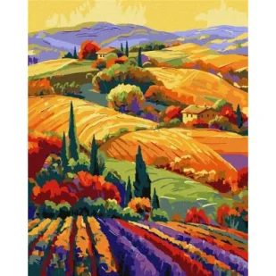 Ideyka Malowanie po numerach - Kolorowy krajobraz 40x50cm - Malowanie po numerach - miniaturka - grafika 1