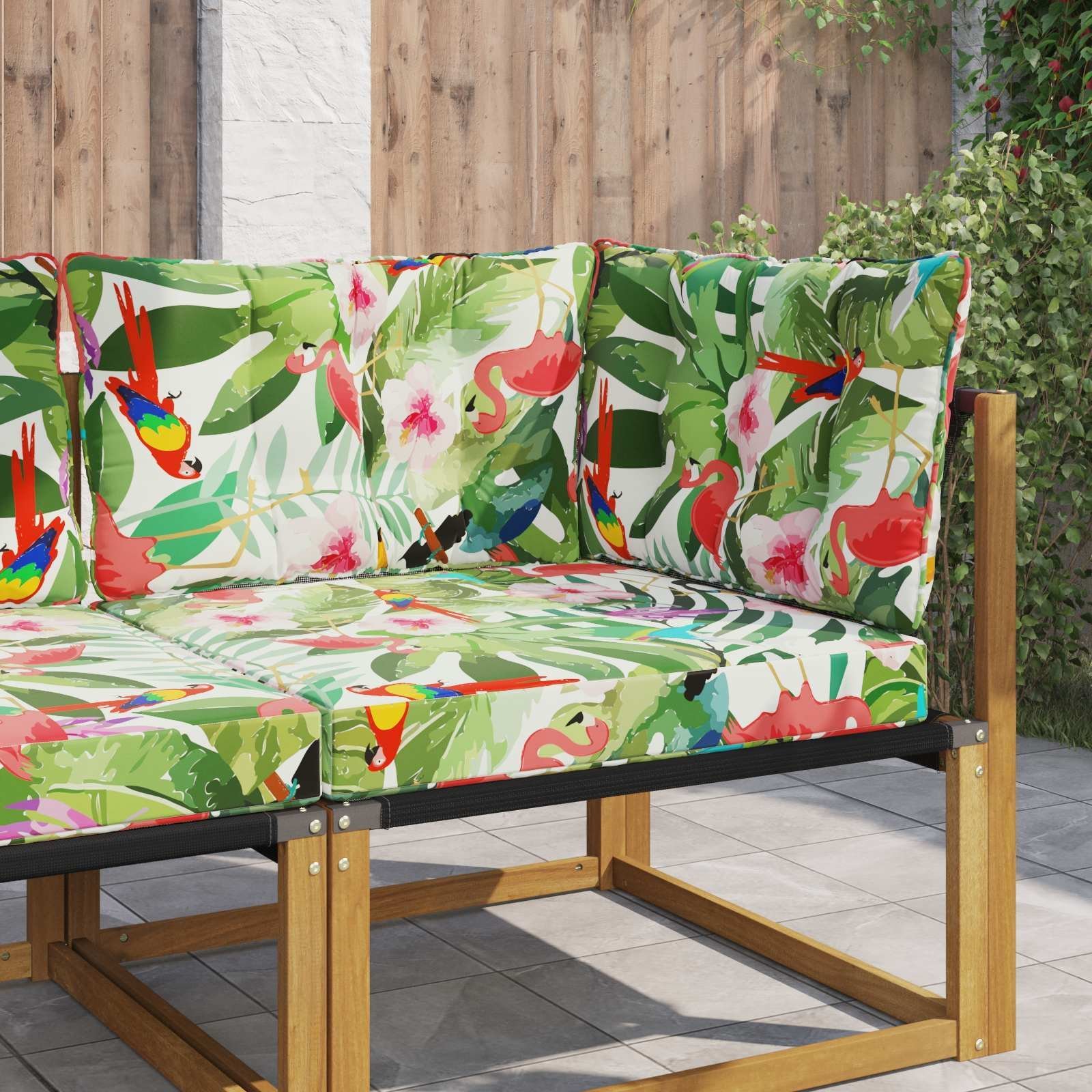 vidaXL vidaXL Poduszka do sofy na zewnątrz 3 pcs kolorowy Poliester