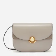 Torebki damskie - Torebka crossbody damska ze skóry naturalnej Furla WB01355BX0428VAN001002 Szara (8050597537177) - miniaturka - grafika 1