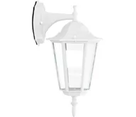 Lampy ogrodowe - Kinkiet zewnętrzny 1xE27/60W/230V IP44 biały - miniaturka - grafika 1