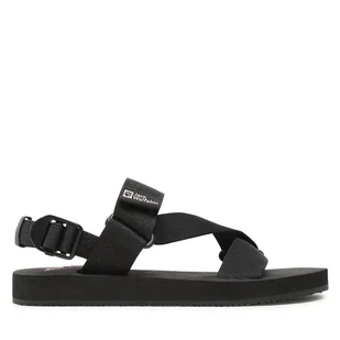 Sandały Jack Wolfskin Urban Entdeckung Belt Sandal W 4056801 Czarny - Sandały damskie - miniaturka - grafika 1