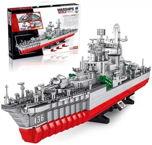 Klocki Kompatybilne Okręt Wojenny Niszczyciel Hangzhou Destroyer 2462 El. (Warships World) Coil - Klocki - miniaturka - grafika 1