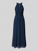 Sukienki - Długa sukienka z wycięciem w kształcie łezki model ‘MILINA’ - miniaturka - grafika 1