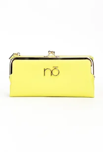 Portfel damski w kolorze limonkowym - Nobo - Portfele - miniaturka - grafika 1