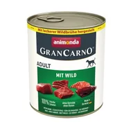 Mokra karma dla psów - animonda GranCarno Original Adult Dziczyzna 12x800 g - miniaturka - grafika 1