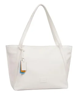 Gabor bags Elfie damska torba na ramię Shopper z zamkiem błyskawicznym, duża, biała, biały, Essential - Torebki damskie - miniaturka - grafika 1