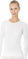 Koszulki i topy damskie - Brubeck LS00900A Koszulka damska z dugim rkawem COMFORT COTTON biay XL - miniaturka - grafika 1