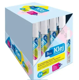 Klej w długopisie bezbarwny (24szt) - Tetis - Kleje biurowe - miniaturka - grafika 1
