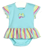 Body dla niemowląt - BODY SUKIENKA KRÓTKI RĘKAW BODOSUKIENKA Niemowlęce body bawełniane Rozm 68 - miniaturka - grafika 1