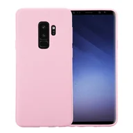 Etui i futerały do telefonów - Etui na telefon Samsung Galaxy S9 Plus SM-G965 6,2 cala Pokrowiec wykonany z elastycznego materiału Różowy - miniaturka - grafika 1
