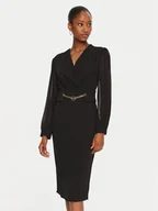 Sukienki - Rinascimento Sukienka koktajlowa CFC0120006003 Czarny Slim Fit - miniaturka - grafika 1