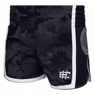 Kimona, stroje i obuwie - Extreme Hobby Spodenki Muay Thai HAVOC Czarne M - miniaturka - grafika 1