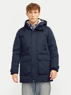 Kurtki męskie - Jack&Jones Kurtka zimowa Polar 12256995 Niebieski Regular Fit - miniaturka - grafika 1
