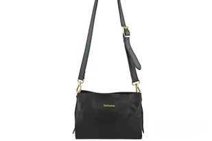 Funkcjonalna torebka damska na ramię - Czarna - Torebki damskie - miniaturka - grafika 9