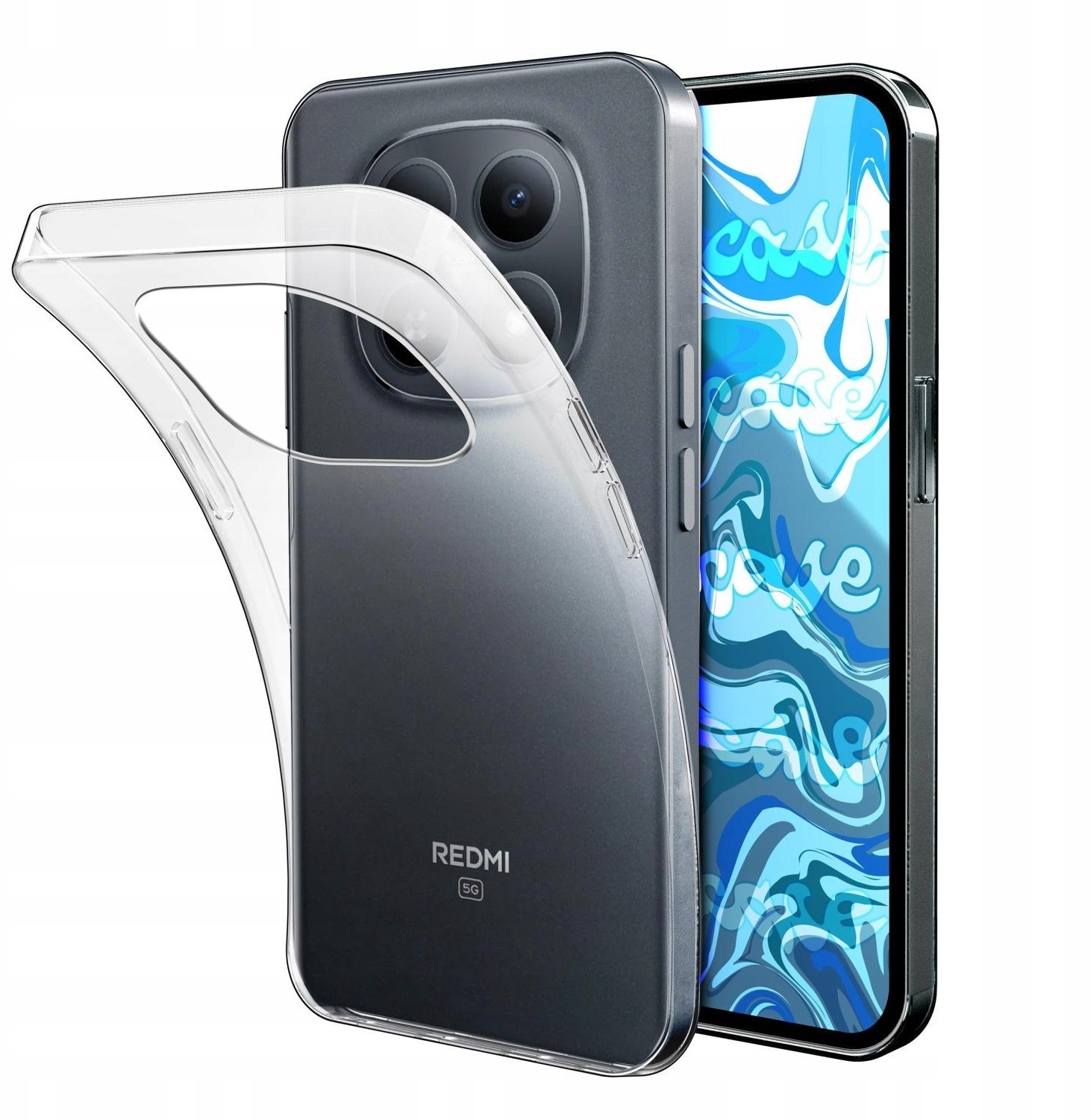 Hello Case Etui Do Xiaomi Redmi Note 15 4G / 5G Przezroczyste, Obudowa