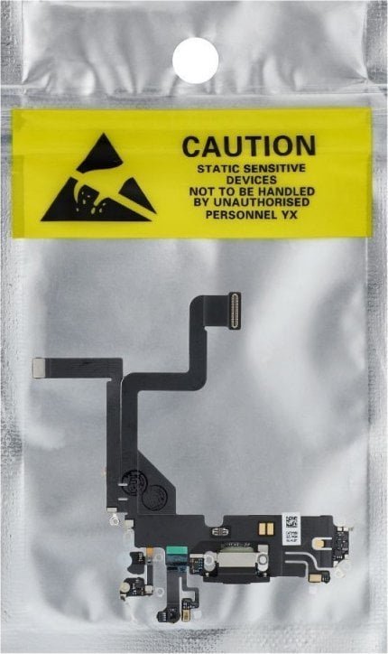 Taśma ładowania USB do IPHONE 14 Pro czarna demontaż