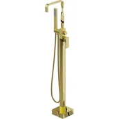 Baterie umywalkowe - Mexen Avila wolnostojąca bateria wannowa, złota - miniaturka - grafika 1