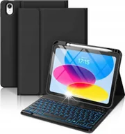 Etui do tabletów - Etui z klawiaturą RGB do Apple iPad 11 2025/10 2022, Bluetooth, case, cover - miniaturka - grafika 1