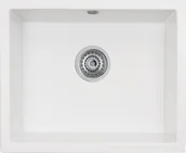 Zlewozmywaki - ŚMIGIELSKI ROMA 56 biały (90) (ROMA5690) - miniaturka - grafika 1