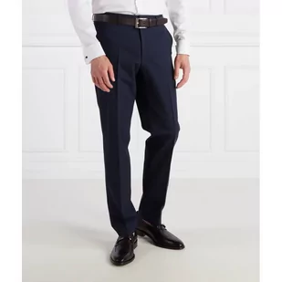 BOSS Wełniane spodnie H-Lenon-MM-224 | Regular Fit - Spodnie męskie - miniaturka - grafika 1