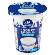 Kefiry, jogurty, maślanki - Carrefour Classic Jogurt naturalny typ grecki 400 g - miniaturka - grafika 1