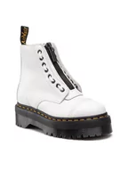 Botki damskie - Dr. Martens Botki Sinclair 26261100 Biały - miniaturka - grafika 1