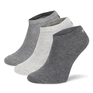 Skarpety Niskie Męskie Fila F9100-AW24 (3-pack) Szary - Skarpetki męskie - miniaturka - grafika 1