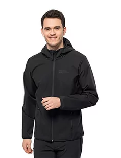 Jack Wolfskin Kurtka Męska Bornberg, Czarna, S - Kurtki męskie - miniaturka - grafika 1