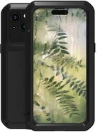 Etui i futerały do telefonów - LOVE MEI Etui pancerne + szkło Powerful do iPhone 15 Plus, czarne - miniaturka - grafika 1