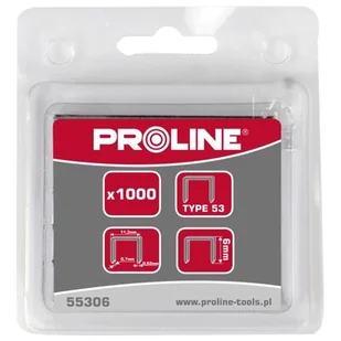 PROLINE Zszywki typ A/53 6 mm 11,3 x 0,7MM 1000 szt 55306 - Gwoździarki i zszywacze - miniaturka - grafika 1