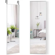 Lustra - Lustro Ścienne o Wysokiej Rozdzielczości z Membraną Przeciwwybuchową, Lustro do Zawieszenia z Ramą Aluminiową i Regulowanym Haczykiem (Srebrne) - miniaturka - grafika 1