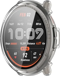 INF Etui ochronne do Amazfit Active2 ze zintegrowaną ochroną ekranu Przezroczysty - Akcesoria do smartwatchy - miniaturka - grafika 1