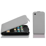 Etui i futerały do telefonów - Etui Cadorabo do Apple iPhone 3 / iPhone 3GS w kolorze MAGNESIUM WHITE Etui na telefon komórkowy z klapką wykonane z teksturowanej imitacji skóry Etui ochronne Etui z klapką w stylu książki - miniaturka - grafika 1
