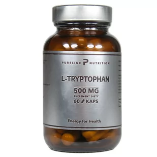 L-tryptofan Ekstrakt 500 mg 60 kapsułek - Pureline Nutrition - Suplementy naturalne - miniaturka - grafika 1
