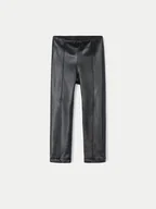 Legginsy - Mayoral Legginsy 4701 Czarny Slim Fit - miniaturka - grafika 1