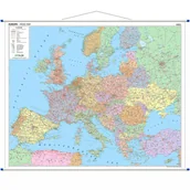 Mapy i plansze edukacyjne - Europa. Mapa ścienna drogowa. Wersja angielska - miniaturka - grafika 1