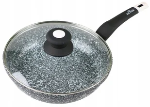 PATELNIA GRANITOWA z pokrywką 26 cm INDUKCJA 7124 - Patelnie - miniaturka - grafika 1