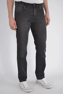 Spodnie męskie - JEANSY MĘSKIE WRANGLER TEXAS AUTHENTIC SLIM 822 CASH BLACK - miniaturka - grafika 1