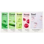 Maseczki do twarzy - Missha Airy Fit Mask Set 5szt - miniaturka - grafika 1