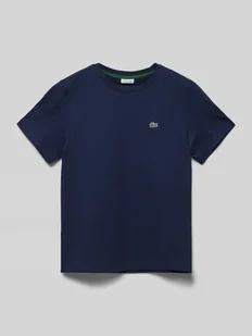 T-shirt z naszywką z logo - Koszulki dla chłopców - miniaturka - grafika 1