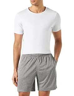 Champion Męskie sportowe C-Sport Quick Dry Micromesh metaliczne C-Logo 18 cm szorty, czarny melanż, XXL - Spodenki damskie - miniaturka - grafika 1