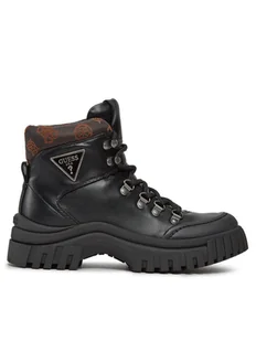 Guess Botki Lofira FL8LOF ELE12 Czarny - Botki damskie - miniaturka - grafika 1