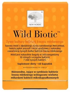New Nordic Wild Biotic 60 kapsułek 3721521 - Układ pokarmowy - miniaturka - grafika 1