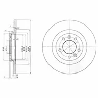 Tarcze hamulcowe - Tarcza hamulcowa DELPHI BG3836 - miniaturka - grafika 1