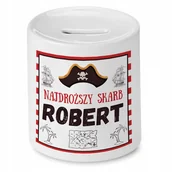 Skarbonki - Skarbonka 330 ml Dla Roberta Syna Dziecka Prezent z Nadrukiem ze Zdjęciem + Opakowanie na prezent (wzór 03) - miniaturka - grafika 1